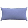 Coussins de canapé 2 pcs Bleu denim 80 x 40 cm tissu 521532521532