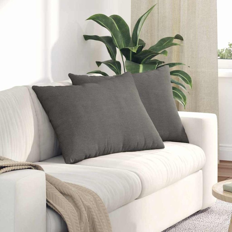 Coussins de canapé 2 pcs Gris clair 70 x 50 cm 521533521533
