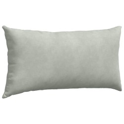 Coussins de canapé 2 pcs Gris clair 80 x 40 cm 521534521534