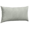 Coussins de canapé 2 pcs Gris clair 80 x 40 cm 521534521534
