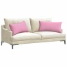 Coussins de canapé 2 pcs Rose 80 x 40 cm tissu 521544521544