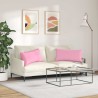 Coussins de canapé 2 pcs Rose 80 x 40 cm tissu 521544521544