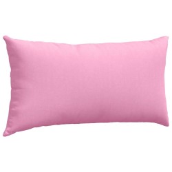 Coussins de canapé 2 pcs Rose 80 x 40 cm tissu 521544521544