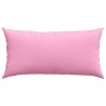 Coussins de canapé 2 pcs Rose 80 x 40 cm tissu 521544521544