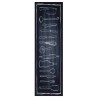 Tapis de Cuisine Noir 150 x 45 cm Velours 521545521545