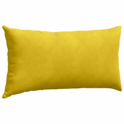 Coussins de canapé 2 pcs Jaune 80 x 40 cm 521547521547