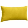 Coussins de canapé 2 pcs Jaune 80 x 40 cm 521547521547