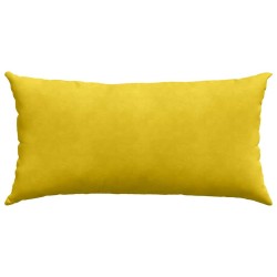 Coussins de canapé 2 pcs Jaune 80 x 40 cm 521547521547