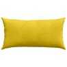 Coussins de canapé 2 pcs Jaune 80 x 40 cm 521547521547