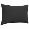 Coussins de canapé 2 pcs Noir 60 x 40 cm tissu 521549521549