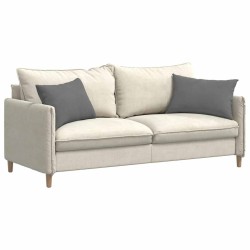 Coussins de canapé 2 pcs Gris foncé 60 x 40 cm tissu 521550521550