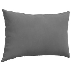 Coussins de canapé 2 pcs Gris foncé 60 x 40 cm tissu 521550521550
