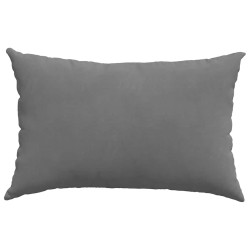 Coussins de canapé 2 pcs Gris foncé 60 x 40 cm tissu 521550521550