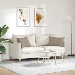 Coussins de canapé 2 pcs Taupe 60 x 40 cm tissu 521551521551