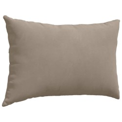 Coussins de canapé 2 pcs Taupe 60 x 40 cm tissu 521551521551