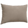 Coussins de canapé 2 pcs Taupe 60 x 40 cm tissu 521551521551