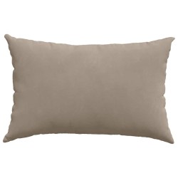 Coussins de canapé 2 pcs Taupe 60 x 40 cm tissu 521551521551