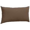 Coussins de canapé 2 pcs Marron 80 x 40 cm tissu 521552521552