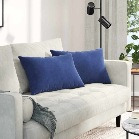 Coussins de canapé 2 pcs Bleu police 60 x 40 cm 521553521553