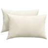 Coussins de canapé 2 pcs Crème 60 x 40 cm 521555521555