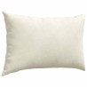 Coussins de canapé 2 pcs Crème 60 x 40 cm 521555521555