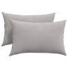 Coussins de canapé 2 pcs Gris clair 60 x 40 cm tissu 521556521556