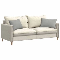 Coussins de canapé 2 pcs Gris clair 60 x 40 cm tissu 521556521556