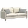 Coussins de canapé 2 pcs Gris clair 60 x 40 cm tissu 521556521556
