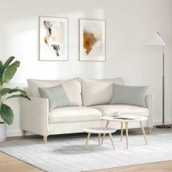 Coussins de canapé 2 pcs Gris clair 60 x 40 cm tissu 521556521556