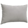 Coussins de canapé 2 pcs Gris clair 60 x 40 cm tissu 521556521556