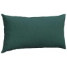 Coussins de canapé 2 pcs Vert foncé 80 x 40 cm tissu 521557521557