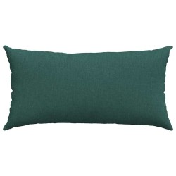 Coussins de canapé 2 pcs Vert foncé 80 x 40 cm tissu 521557521557