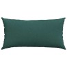 Coussins de canapé 2 pcs Vert foncé 80 x 40 cm tissu 521557521557