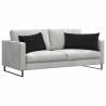 Coussins de canapé 2 pcs Noir 80 x 40 cm 521558521558