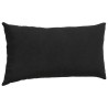 Coussins de canapé 2 pcs Noir 80 x 40 cm 521558521558