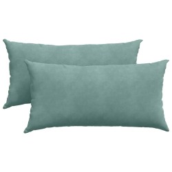 Coussins de canapé 2 pcs Vert Mer 80 x 40 cm 521559521559