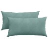 Coussins de canapé 2 pcs Vert Mer 80 x 40 cm 521559521559