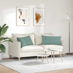 Coussins de canapé 2 pcs Vert Mer 80 x 40 cm 521559521559
