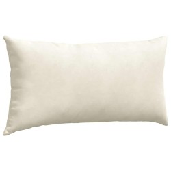 Coussins de canapé 2 pcs Crème 80 x 40 cm 521560521560