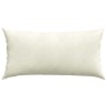 Coussins de canapé 2 pcs Crème 80 x 40 cm 521560521560
