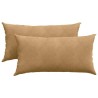 Coussins de canapé 2 pcs Marron 80 x 40 cm 521561521561