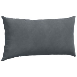 Coussins de canapé 2 pcs Gris foncé 80 x 40 cm 521562521562