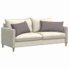 Coussins de canapé 2 pcs Taupe 80 x 40 cm tissu 521563521563