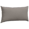 Coussins de canapé 2 pcs Taupe 80 x 40 cm tissu 521563521563