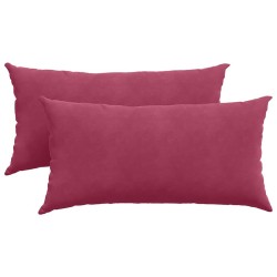 Coussins de canapé 2 pcs Bordeaux 80 x 40 cm 521564521564