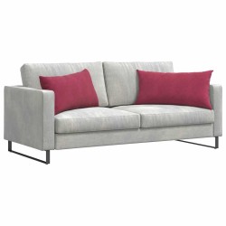 Coussins de canapé 2 pcs Bordeaux 80 x 40 cm 521564521564