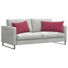 Coussins de canapé 2 pcs Bordeaux 80 x 40 cm 521564521564