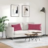 Coussins de canapé 2 pcs Bordeaux 80 x 40 cm 521564521564