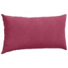 Coussins de canapé 2 pcs Bordeaux 80 x 40 cm 521564521564