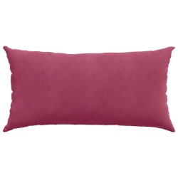 Coussins de canapé 2 pcs Bordeaux 80 x 40 cm 521564521564